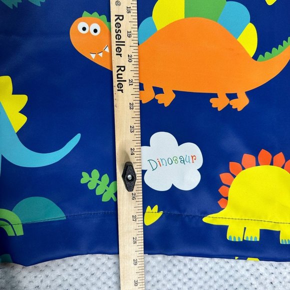 Dinosaur Grommet Curtain Panel Animated Youth Kids Toddler Room Decor 4 Panels - Picture 9 of 12